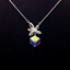 Show details for New Swarovski Element Colorful Pendant Necklace