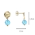 Picture of Cheap Copper or Brass Gold Plated Dangle Earrings for Ladies