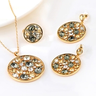 Show details for Affordable Colorful Copper or Brass 3 Piece Jewelry Set for Ladies Show details for Affordable Colorful Copper or Brass 3 Piece Jewelry Set for Ladies