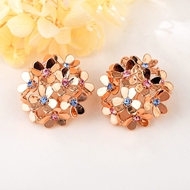 Picture of Classic Artificial Crystal Dangle Earrings in Flattering Style