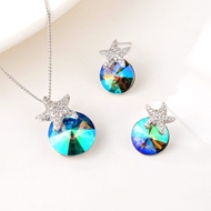 Show details for Unusual Copper or Brass Colorful 2 Piece Jewelry Set Show details for Unusual Copper or Brass Colorful 2 Piece Jewelry Set