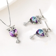 Show details for Featured Purple Swarovski Element 2 Piece Jewelry Set Factory Supply Show details for Featured Purple Swarovski Element 2 Piece Jewelry Set Factory Supply