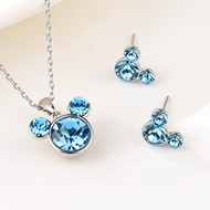 Show details for Eye-Catching Platinum Plated Swarovski Element 2 Piece Jewelry Set with Member Discount Show details for Eye-Catching Platinum Plated Swarovski Element 2 Piece Jewelry Set with Member Discount