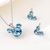 Picture of Eye-Catching Platinum Plated Swarovski Element 2 Piece Jewelry Set with Member Discount