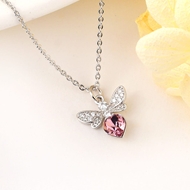 Picture of Charming Purple Zinc Alloy Pendant Necklace As a Gift