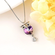 Show details for Top Owl Purple Pendant Necklace Show details for Top Owl Purple Pendant Necklace