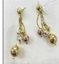 Show details for Hypoallergenic Multi-tone Plated Zinc Alloy Dangle Earrings