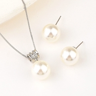 Show details for 925 silver chain earrings copper pendant shell beads necklace Show details for 925 silver chain earrings copper pendant shell beads necklace