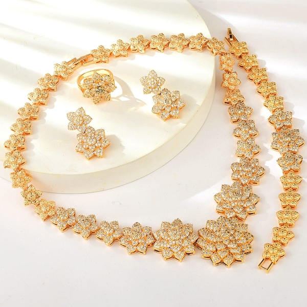 Picture of Irresistible White Party 4 Piece Jewelry Set For Your Occasions