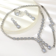 Show details for Copper or Brass White 4 Piece Jewelry Set From Reliable Factory Show details for Copper or Brass White 4 Piece Jewelry Set From Reliable Factory