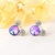 Picture of Featured Purple Geometric Dangle Earrings with Full Guarantee