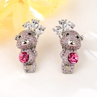 Show details for Shop Platinum Plated Party Dangle Earrings with Wow Elements Show details for Shop Platinum Plated Party Dangle Earrings with Wow Elements