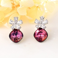 Show details for Irresistible Purple Copper or Brass Dangle Earrings For Your Occasions Show details for Irresistible Purple Copper or Brass Dangle Earrings For Your Occasions