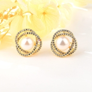 Show details for Impressive White Classic Dangle Earrings with 3~7 Day Delivery Show details for Impressive White Classic Dangle Earrings with 3~7 Day Delivery