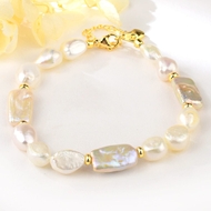 Show details for Classic fresh water pearl Fashion Bracelet in Flattering Style Show details for Classic fresh water pearl Fashion Bracelet in Flattering Style