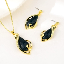 Show details for Unique Enamel Zinc Alloy 2 Piece Jewelry Set