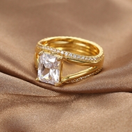 Picture of Fashion Geometric Fashion Ring in Flattering Style