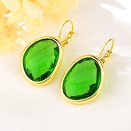 Picture of Stunning Classic Artificial Crystal Huggie Earrings