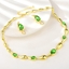 Show details for Best Selling Party Green 2 Piece Jewelry Set