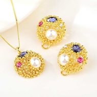 Picture of Top Rhinestone Party 2 Piece Jewelry Set