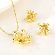 Show details for Fashionable Classic Gold Plated 2 Piece Jewelry Set Show details for Fashionable Classic Gold Plated 2 Piece Jewelry Set