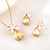 Picture of Reasonably Priced Gold Plated Artificial Crystal 2 Piece Jewelry Set from Reliable Manufacturer