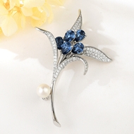 Show details for Amazing Flowers & Plants Blue Brooche Show details for Amazing Flowers & Plants Blue Brooche