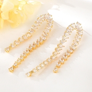 Show details for Buy Gold Plated Copper or Brass Dangle Earrings with Wow Elements Show details for Buy Gold Plated Copper or Brass Dangle Earrings with Wow Elements