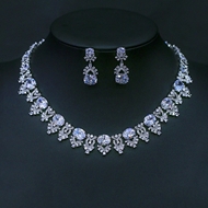 Show details for Party Platinum Plated 2 Piece Jewelry Set with Speedy Delivery Show details for Party Platinum Plated 2 Piece Jewelry Set with Speedy Delivery