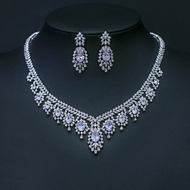 Show details for Shop Platinum Plated Cubic Zirconia 2 Piece Jewelry Set with Wow Elements Show details for Shop Platinum Plated Cubic Zirconia 2 Piece Jewelry Set with Wow Elements
