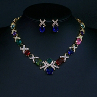 Show details for Good Cubic Zirconia Flowers & Plants 2 Piece Jewelry Set Show details for Good Cubic Zirconia Flowers & Plants 2 Piece Jewelry Set