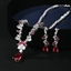 Show details for Low Cost Platinum Plated Party 2 Piece Jewelry Set with Low Cost