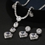 Show details for Low Cost Platinum Plated Copper or Brass 2 Piece Jewelry Set with Low Cost Show details for Low Cost Platinum Plated Copper or Brass 2 Piece Jewelry Set with Low Cost