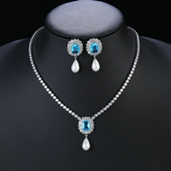 Picture of Party Cubic Zirconia 2 Piece Jewelry Set of Original Design