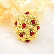 Show details for Nickel Free Gold Plated Red Fashion Ring From Reliable Factory Show details for Nickel Free Gold Plated Red Fashion Ring From Reliable Factory