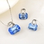 Show details for Classic Glass 2 Piece Jewelry Set at Super Low Price