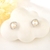 Picture of Party White Dangle Earrings with Speedy Delivery