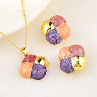 Show details for Irresistible Colorful Zinc Alloy 2 Piece Jewelry Set Show details for Irresistible Colorful Zinc Alloy 2 Piece Jewelry Set