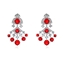Show details for Copper or Brass Platinum Plated Dangle Earrings at Great Low Price