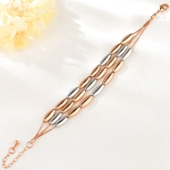 Show details for Low Cost Multi-tone Plated Classic Fashion Bangle with Low Cost Show details for Low Cost Multi-tone Plated Classic Fashion Bangle with Low Cost