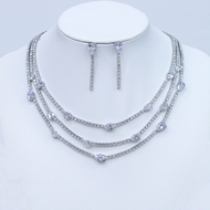 Show details for Good Cubic Zirconia White 2 Piece Jewelry Set Show details for Good Cubic Zirconia White 2 Piece Jewelry Set