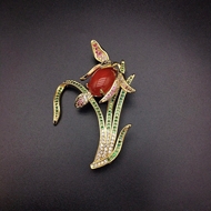Show details for Copper or Brass Gold Plated Brooche Shopping Show details for Copper or Brass Gold Plated Brooche Shopping