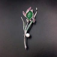 Show details for Latest Flower Swarovski Element Brooche Show details for Latest Flower Swarovski Element Brooche