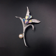 Show details for Funky Flower Fashion Brooche Show details for Funky Flower Fashion Brooche