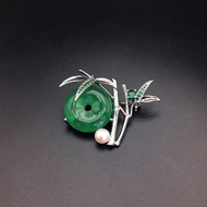 Show details for Fancy Flowers & Plants Green Brooche Show details for Fancy Flowers & Plants Green Brooche