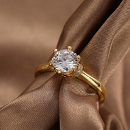 Picture of Delicate Gold Plated Fashion Ring Online Only