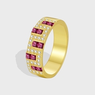 Picture of Low Price Copper or Brass Red Fashion Ring from Trust-worthy Supplier