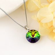 Show details for 14mm green light satellite stone necklace Show details for 14mm green light satellite stone necklace