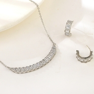 Show details for Latest Geometric Cubic Zirconia 2 Piece Jewelry Set Show details for Latest Geometric Cubic Zirconia 2 Piece Jewelry Set