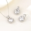Show details for Good Quality Cubic Zirconia White 2 Piece Jewelry Set